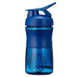 Шейкер спортивный BlenderBottle SportMixer Flip 20oz/590ml Navy (SM 20oz Navy), Цвет: Navy, изображение 2