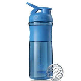 Шейкер спортивний BlenderBottle SportMixer Flip 28oz/820ml Cyan (SM 28oz Cyan), Колір: Cyan