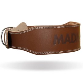 Пояс для тяжелой атлетики MadMax MFB-246 Full leather кожаный Chocolate brown M (MFB-246_M), Размер: M