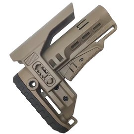 Приклад DLG TBS Compact PCP Mil-Spec із регульованою щокою, tan (DLG-130/052), Колір : Пісочний