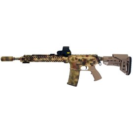Приклад DLG TBS Tactical PCP Mil-Spec з регульованою щокою, tan (DLG-087/052), Колір : Пісочний, зображення 6