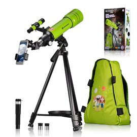 Телескоп Bresser Junior 70/400 Green с адаптером для смартфона + рюкзак (8850610B4K000) 930418