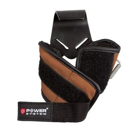 Крюки для тяги на запястья Power System PS-3300 Hooks Brown XL (PS-3300_XL_Brown), Размер: XL, Цвет : Brown, изображение 2