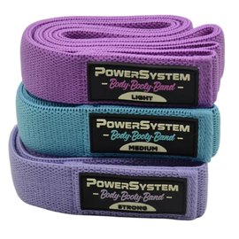 Набір тканинних резинок для фитнесу Power System PS-4129 Booty Band Set Long 3 шт (4129MX-9), зображення 2