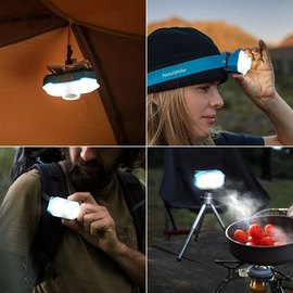 Налобный фонарь Naturehike NH18T001-A черный/синий (6927595735145), Цвет: Чёрный/Синий, изображение 3