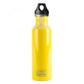 Пляшка для води 360° degrees Stainless Steel Bottle Yellow 550 мл (STS 360SSB550YLW), Колір: Yellow