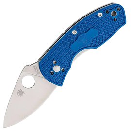 Кишеньковий ніж  Spyderco Ambitious Lightweight Blue (C148PBL), Тип ріжучої кромки: Гладке лезо