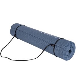 Коврик для йоги и фитнеса PowerPlay 4010 PVC Yoga Mat 173x61x0,6см темно-синий (PP_4010_Navy_(173*0,6)), Цвет : Тёмно-синий, изображение 3