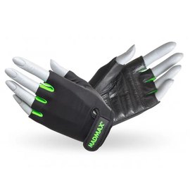 Перчатки для фитнеса MadMax MFG-251 Rainbow Green S (MFG-251-GRN_S), Размер: S, Цвет: Чёрный/Зелёный