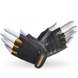 Перчатки для фитнеса MadMax MFG-251 Rainbow Orange S (MFG-251-ORG_S), Размер: S, Цвет: Черный/Оранжевый