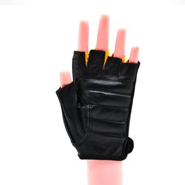 Перчатки для фитнеса MadMax MFG-251 Rainbow Orange XS (MFG-251-ORG_XS), Размер: XS, Цвет: Черный/Оранжевый, изображение 3