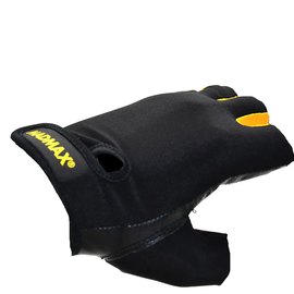 Перчатки для фитнеса MadMax MFG-251 Rainbow Orange XS (MFG-251-ORG_XS), Размер: XS, Цвет: Черный/Оранжевый, изображение 4