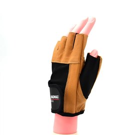Перчатки для фитнеса MadMax MFG-444 Fitness Brown M (MFG-444-NTB_M), Размер: M, Цвет: Коричневый, изображение 3