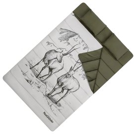 Спальный&nbsp;мешок Naturehike двухместный с подушками NH21MSD06 зеленый (6927595795330)