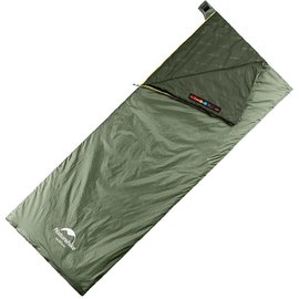 Спальный&nbsp;мешок Naturehike сверхлегкий Summer LW180 NH21MSD09 левый (15&deg;C) M зеленый (6927595777930-L), Сторона застежки: Левая, Цвет : Зелёный