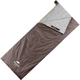 Спальный&nbsp;мешок Naturehike сверхлегкий Summer LW180 NH21MSD09 правый (15&deg;C) M коричневый (6927595777954-R), Сторона застежки: Правая, Цвет : Коричневый