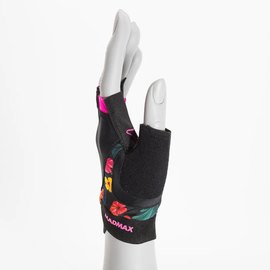 Перчатки для фитнеса MadMax MFG-770 Flower Power Gloves Black/Pink XS (MFG-770_XS), Размер: XS, изображение 3