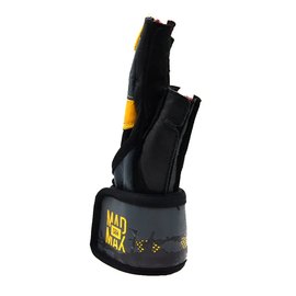 Перчатки для фитнеса MadMax MFG-880 Signature Black/Grey/Yellow L (MFG-880_L), Размер: L, изображение 3