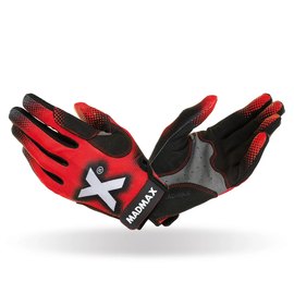 Перчатки для фитнеса MadMax MXG-101 X Gloves Black/Grey/Red M (MXG-101-RED_M), Размер: M