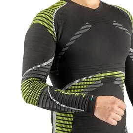 Термокофта мужская Accapi HealthPower Black/Lime XL/XXL (ACC NA401.909-X2X), Размер: XL/2XL, Рост: 180-194 см, изображение 5