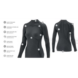 Термокофта женская Accapi Ergowool Iron/Black XL/XXL (ACC WА711.6799-X2X), Размер: XL/2XL, Рост: 176-184 см, изображение 3