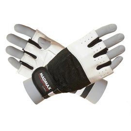 Перчатки для зала MadMax MFG-248 Clasic White S (MFG-248-White_S), Размер: S, Цвет: Белый