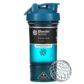 Шейкер спортивный BlenderBottle ProStak 22oz/650ml с двумя контейнерами Navy (PS 22oz Navy), Цвет: Navy