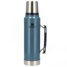 Термос Stanley Legendary Classic Hammertone Lake 1 л (6939236429818), Цвет: Dark blue