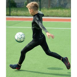 Комплект детского термобелья Brubeck DRY Junior KP10220 black/graphite 164/170 (KP10220-164/170), Рост: 164-170 см, изображение 4