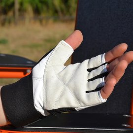 Перчатки для фитнеса MadMax MFG-269 Professional White XL (MFG-269-White_XL), Размер: XL, Цвет: Белый, изображение 3