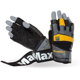 Перчатки для фитнеса MadMax MFG-880 Signature Black/Grey/Yellow XXL (MFG-880_XXL), Размер: XXL