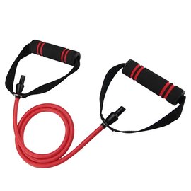 Трубчатый эспандер для фитнеса с ручками U-Powex Latex resistance tube 30LB Red 13.5 кг (UP_1001_30LB_Red), Цвет: Красный, Нагрузка: 13.5 кг