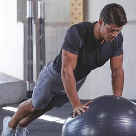 М'яч для фітнесу (фітбол) Adidas Gymball сірий 65 см (ADBL-11246GR), Діаметр м'яча, мм : 650 мм, зображення 6
