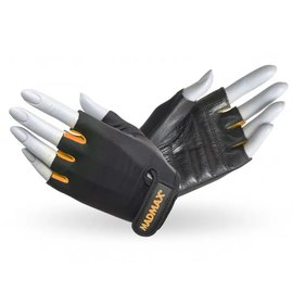 Перчатки для фитнеса MadMax MFG-251 Rainbow Orange L (MFG-251-ORG_L), Размер: L, Цвет: Черный/Оранжевый