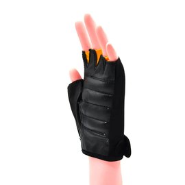 Перчатки для фитнеса MadMax MFG-251 Rainbow Orange L (MFG-251-ORG_L), Размер: L, Цвет: Черный/Оранжевый, изображение 4