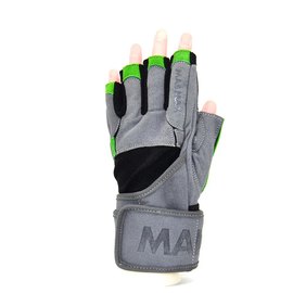 Перчатки для фитнеса MadMax MFG-860 Wild Grey/Green S (MFG-860_S), Размер: S, изображение 2