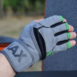 Перчатки для фитнеса MadMax MFG-860 Wild Grey/Green S (MFG-860_S), Размер: S, изображение 3
