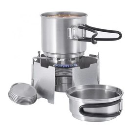 Спиртовая горелка Tatonka Alcohol Burner Set, Silver (TAT 4133.000)