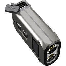 Фонарь-брелок Nitecore TINI 2 Ti с LED дисплеем титан (6-1432_2_ss_titanium), Цвет: Серый, изображение 3