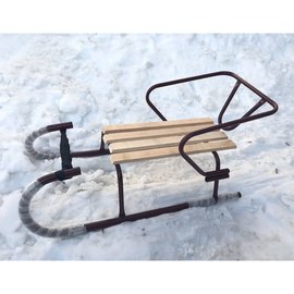 Санки Snower Снежок бордовые (4820211100476BORDO), Цвет: Бордовый, изображение 5