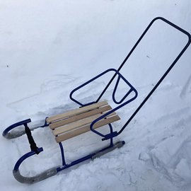 Санки Snower Снежок синие (4820211100476BLUE), Цвет: Синий, изображение 5
