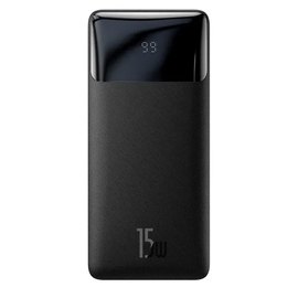 Повербанк Baseus Bipow Digital Display 20000 mAh 15W Black (PPDML-J01), Цвет : Чёрный