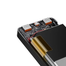 Повербанк Baseus Bipow Digital Display 20000 mAh 20W Black (PPDML-M01), Цвет : Чёрный, изображение 6