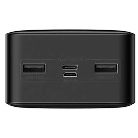Повербанк Baseus Bipow Digital Display 30000 mAh 15W Black (PPDML-K01), Цвет : Чёрный, изображение 4