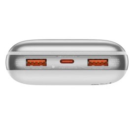 Повербанк Baseus Bipow Pro Digital Display Fast Charge 20000 mAh 22.5W White (PPBD030002), Цвет : Белый, изображение 4