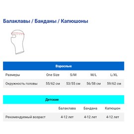 Балаклава детская Buff Kids Polar Balaclava, Beast Blue (BU 121656.707.10.00), Цвет : Beast Blue, изображение 2