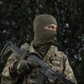 Балаклава-ниндзя M-TAC Polartec потоотводящая army olive S (40411062), Цвет : Olive, Размер: S, изображение 5