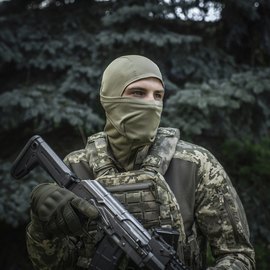 Балаклава-ниндзя M-TAC Polartec потоотводящая tan S (40411003), Цвет : Tan, Размер: S, изображение 4