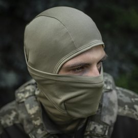 Балаклава-ниндзя M-TAC Polartec потоотводящая tan S (40411003), Цвет : Tan, Размер: S, изображение 6