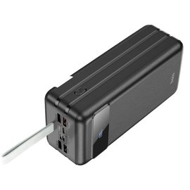 Повербанк HOCO Electric fully compatible J86B 60000 mAh 20W Black (6931474771742), Цвет : Чёрный, изображение 2